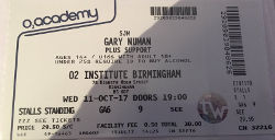 Birmingham Ticket 2017